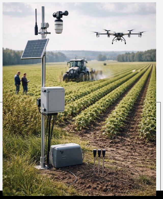 Разработка IoT мониторинга полей в Бугуруслане от 8662 р. | АвикейБгр